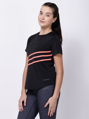 Black Neo-Orange Style Diva Tunic