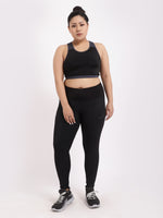 Plain Black Premium Leggings