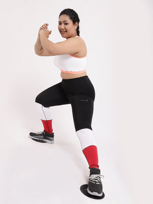 Red Black Tres Chic Leggings