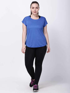 Royal Blue Sexy Back Tee