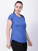 Royal Blue Sexy Back Tee