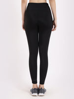 Black Shimmer Stunner Bolt Leggings