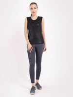 Shimmer Twisty Back Tee