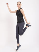 Shimmer Twisty Back Tee