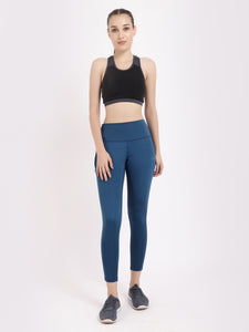 Teal Power Fashion Leggings