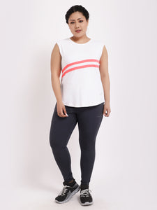 White Neo Be Strong Tee