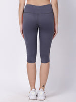 Grey Neo-Orange Summer Breeze Capri
