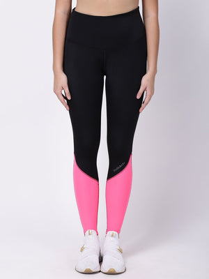 Black-NeoPink Style Diva Leggings
