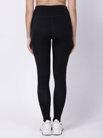 Black Pink Striped Ace Leggings