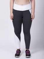 Black White Printed Roadrunner Leggings