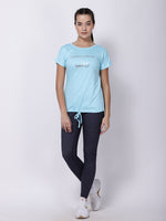 Blue I-Sparkle Drawstring Tee