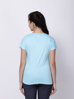 Blue I-Sparkle Drawstring Tee