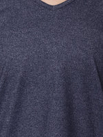 Grey Melange Back String Tee