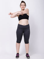 Grey Melange Oh-So-Smart Capri