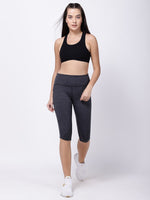 Grey Melange Oh-So-Smart Capri
