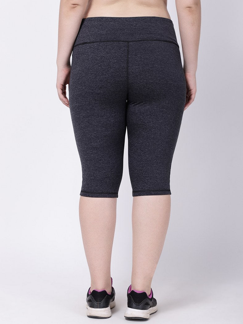 Grey Melange Oh-So-Smart Capri