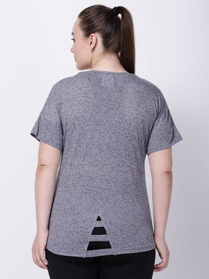 Grey Slub Ace Tee