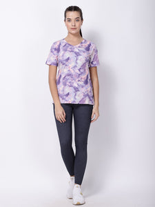 Lavender Print Picture Perfect Tee