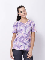 Lavender Print Picture Perfect Tee