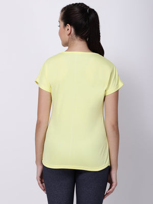 Lemon-Yellow Comfy Drawstring Tee