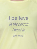 Lemon-Yellow Comfy Drawstring Tee