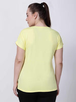Lemon-Yellow Comfy Drawstring Tee