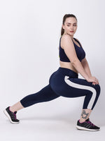 Navy Silver Band Summer Breeze Capri