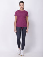 Purple Comfy Drawstring Tee