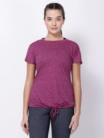 Purple Comfy Drawstring Tee