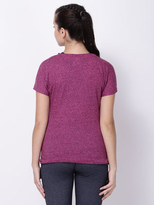 Purple Comfy Drawstring Tee