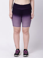 Purple Dip-Dye Free Bird Training Shorts