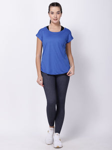 Royal Blue Sexy Back Tee